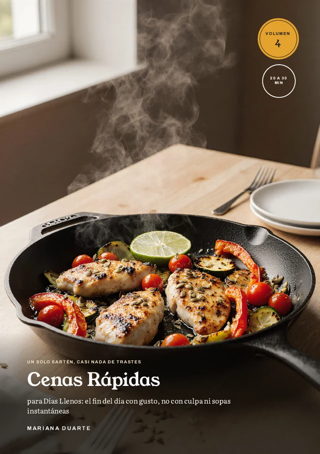 Vol. 4 · Cenas Rápidas para Días Llenos